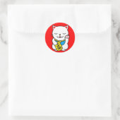 Neko Ronde Sticker (Tas)