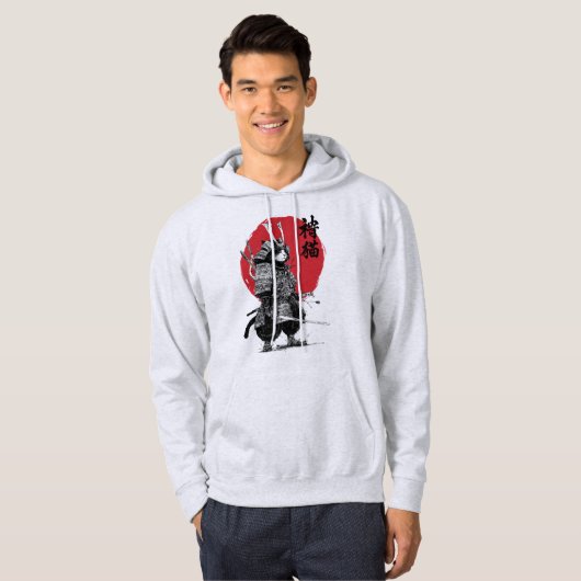 Neko Samurai Hoodie (Voorkant volledig)