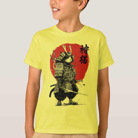Neko Samurai T-shirt (Voorkant)