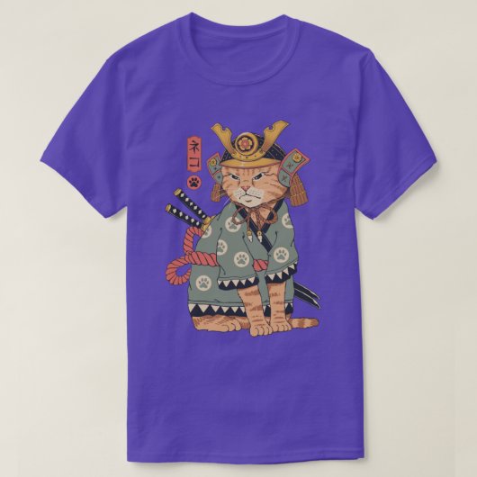 Neko Samurai T-shirt (Design voorkant)