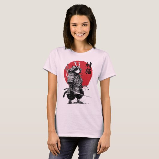 Neko Samurai T-shirt (Voorkant volledig)