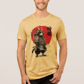 Neko Samurai Tri-Blend Shirt (Voorkant)