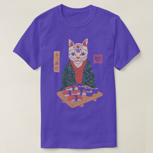 Neko Sushi Bar 1 T-shirt (Design voorkant)