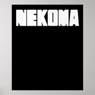 Neko Volleybal Praktijk Anime Manga Cosplay Poster