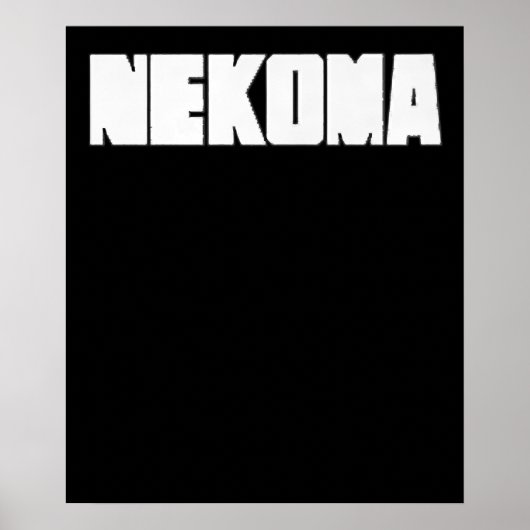 Neko Volleybal Praktijk Anime Manga Cosplay Poster (Voorkant)