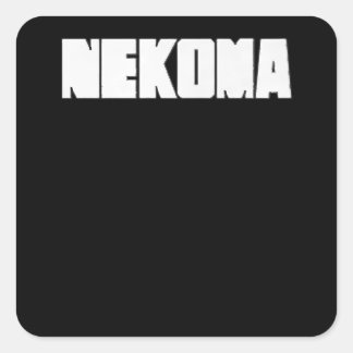 Neko Volleybal Praktijk Anime Manga Cosplay Vierkante Sticker