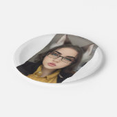 Neko Wolf Girl Borden Papieren Bordje (Gekanteld)