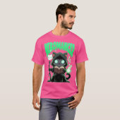 Nekomancer Kawaii Cat Necromancer T-shirt (Voorkant volledig)