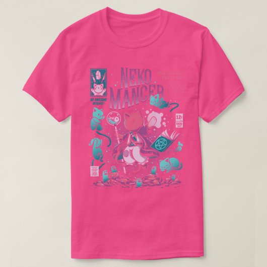 Nekomancer T-shirt (Design voorkant)