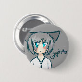 Nekomimi Jayveren Button (Voorkant /achterkant)