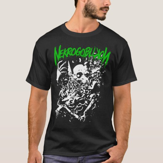 Nekrogoblikon Merch Nekrogoblikon Gift Halloween D T-shirt (Voorkant)