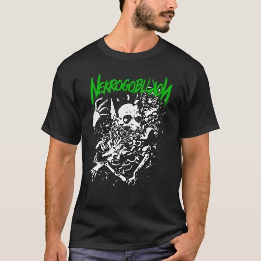 Nekrogoblikon Merch Nekrogoblikon Gift Halloween D T-shirt (Voorkant)