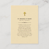 Nektarios van Aegina Gebed Kaart Plaatskaartje (Achterkant)