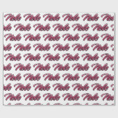 Nele faded pink personalisiertes Geschenkpapier Cadeaupapier (Vlak)