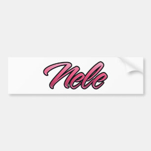 Nele rode roze Aufkleber Sticker