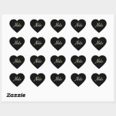Nele white gold Handwriting Aufkleber Herz Hart Sticker (Vel)