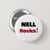 Nell Rocks Ronde Button 5,7 Cm (Voorkant /achterkant)