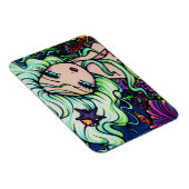 "Nelli" Tropische Zeemeermin Fantasy Kunst Hannah  Magneet (Rechterzijde)