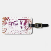 Nellie Bly Pop Art Portret Bagagelabel (Voorkant horizontaal)