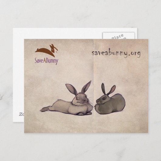 Nellie en Nesbit briefkaart (Voorkant / Achterkant)