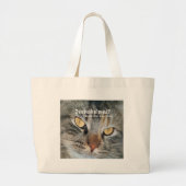Nellie overweldigd grote tote bag (Voorkant)