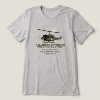 Nellingen Kazerne Stuttgart Huey Medevac Veteraan Tri-Blend Shirt