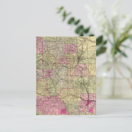 Nell's Topografische kaart van Colorado (Staand voorkant)