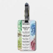 Nelly Bly Arrival Bagagelabel (Achterkant verticaal)