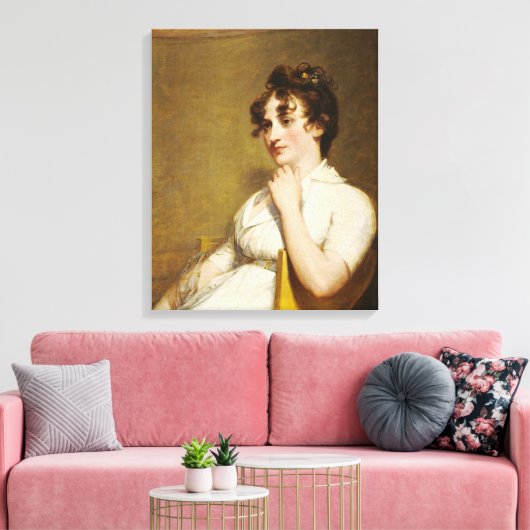 Nelly, kleindochter van President Canvas Afdruk (Insitu (Woonkamer))