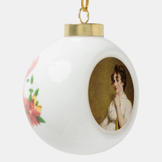 Nelly, kleindochter van President Keramische Bal Ornament (Links)