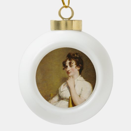 Nelly, kleindochter van President Keramische Bal Ornament (Voorkant)