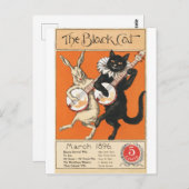 Nelly Littlehale Murphy's Black Cat -  Marc Briefkaart (Voorkant / Achterkant)