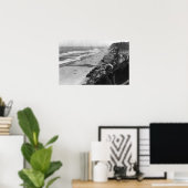 Nelscott, Oregon Beach Scene Waterfront Poster (Thuiskantoor)