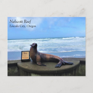 Nelscott Reef, Lincoln City, Briefkaart Oregon