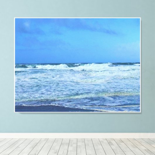 Nelscott Reef, Lincoln City, Oregon Canvas Afdruk (Insitu (Houten vloer))