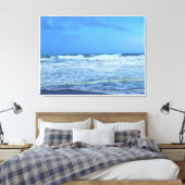 Nelscott Reef, Lincoln City, Oregon Canvas Afdruk (Insitu (Slaapkamer))