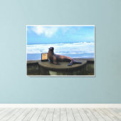 Nelscott Reef, Lincoln City, Oregon Canvas Afdruk (Insitu (Houten vloer))