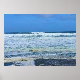 Nelscott Reef, Lincoln City, Oregon Poster