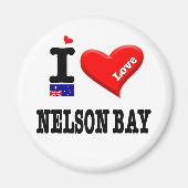 NELSON BAY - I Love Magneet (Voorkant)