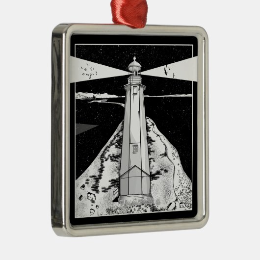 Nelson Boulder Bank Metalen Ornament (Rechts)