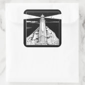 Nelson Boulder Bank Vierkante Sticker (Tas)