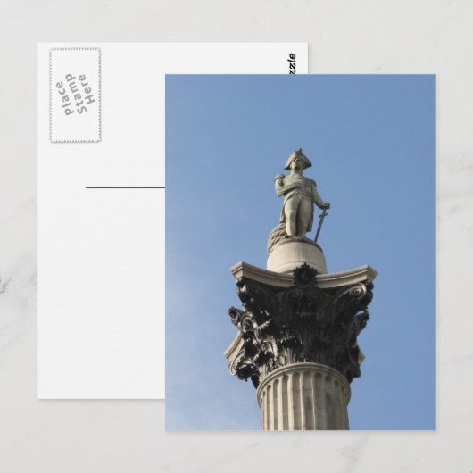 Nelson' Column Briefkaart (Voorkant / Achterkant)