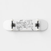 Nelson Crazy Cat skateboard (Horizontaal)