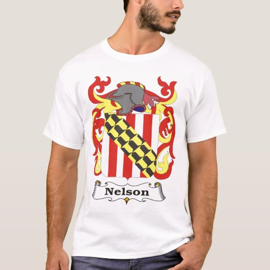 Nelson Family Coat of Arms T-shirt (Voorkant)
