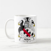 Nelson Family Crest Koffiemok (Links)