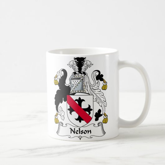 Nelson Family Crest Koffiemok (Rechts)