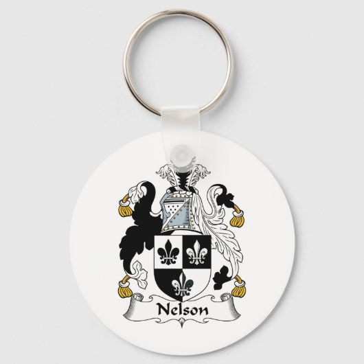 Nelson Family Crest Sleutelhanger (Voorkant)