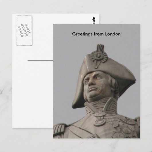 nelson, Greetings uit Londen Briefkaart (Voorkant / Achterkant)