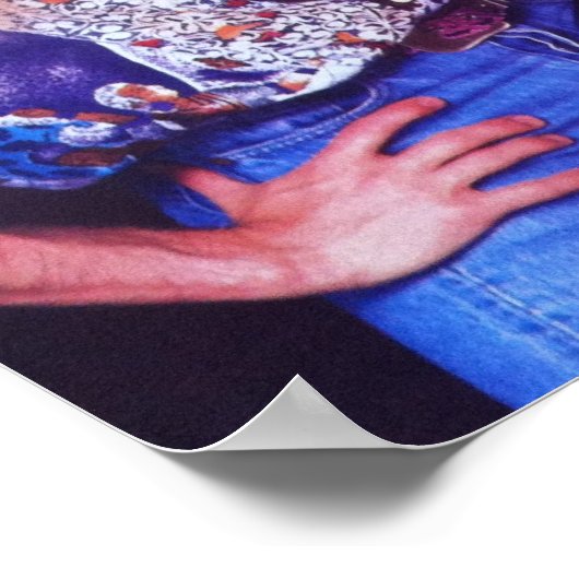 NELSON - klassiek poster - paars (Hoek)