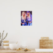 NELSON - klassiek poster - paars (Keuken)